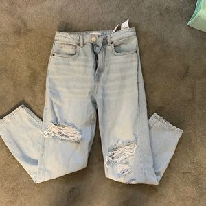 Zara high waisted mom jeans
